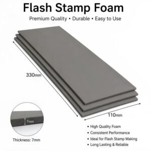 7mm Photosensitive Flash Stamp Pad (Size: 110*330*7mm)