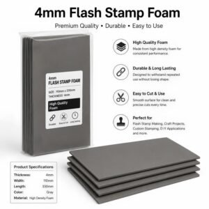 4mm Photosensitive Flash Stamp Pad (Size: 110*330*4mm)