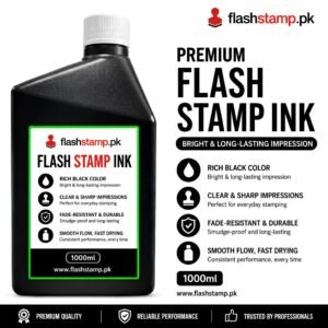 Black Flash Stamp Ink - 1000ml