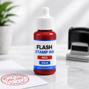Red Flash Stamp Ink - 40ml